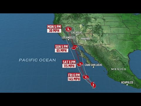 Hurricane Hilary triggers California
