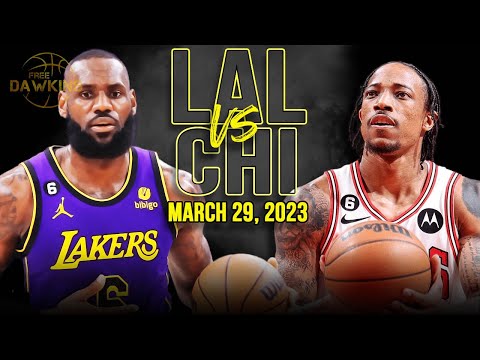 Los Angeles Lakers vs Chicago Bulls Full Game Highlights | March 29, 2023 | FreeDawkins