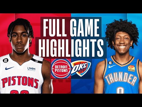 Detroit Pistons vs. Oklahoma City Thunder Full Game Highlights | Mar 29 | 2022-2023 NBA Season